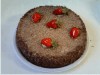 Bolo Confeitado chiffon com morangos